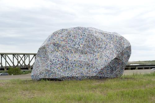 Art installation at Diefenbaker Park in Saskatoon