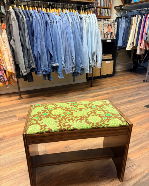 thrifted vanity stool