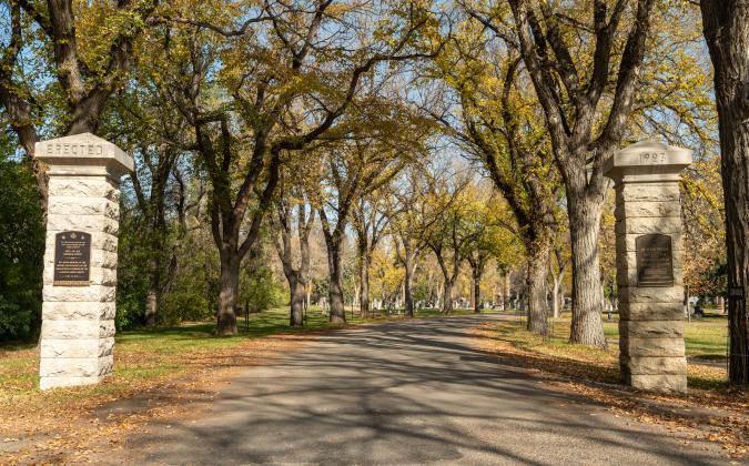 Woodlawn Cemetery Gates